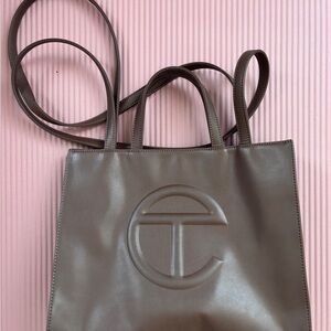 Telfar Chocolate Brown Shopper Bag
